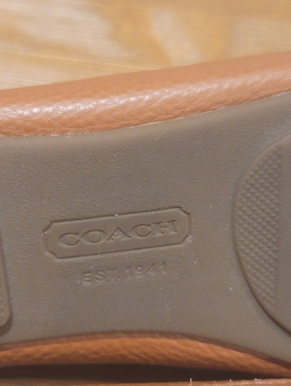 Coach Brown Leather Tassel Loafers 9B - Picture 10 of 11